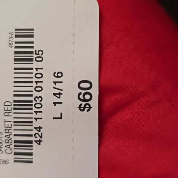 THEREABOUTS GIRLS "PACKABLE" RED WINTER COAT SIZE LARGE 14/16 - Picture 4 of 16